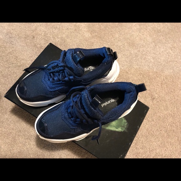 Jeffrey Campbell Lo-Fi Sneaker in Navy Combo - Picture 3 of 3